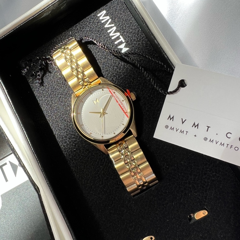 MVMT RISE MINI WATCH AMBER GOLD 30MM